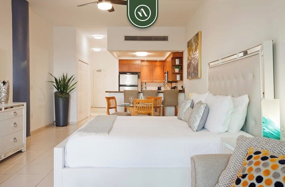 Thoughtfully designed studio space offering a relaxing blend of sleeping, dining, and living areas for a seamless stay.
