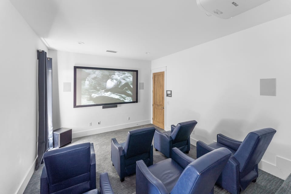 Theatre room.