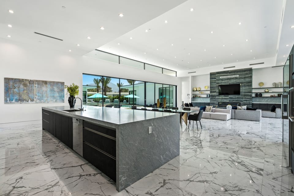 Fully stocked kitchen for your culinary creations.