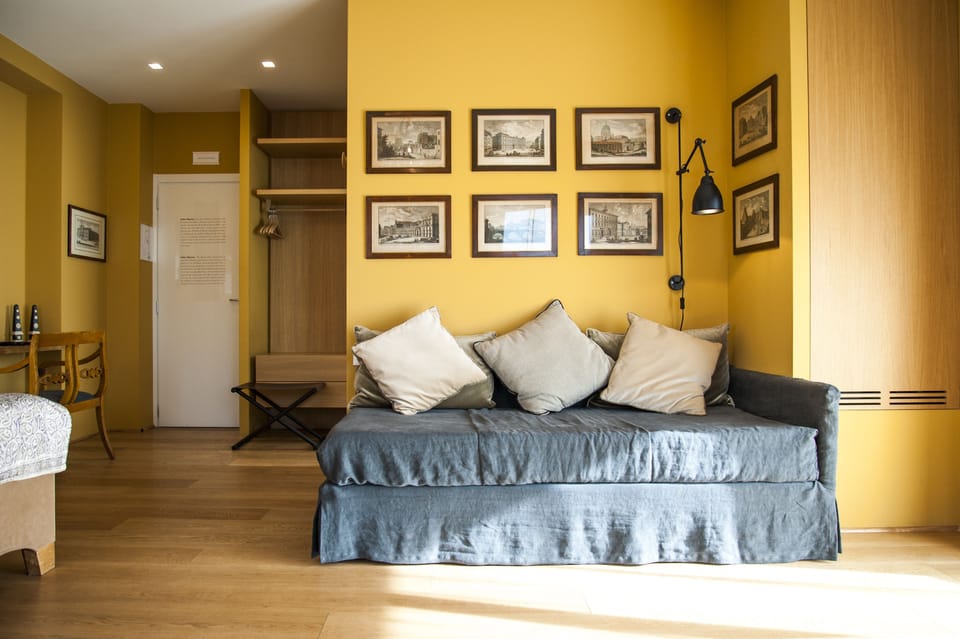 Panoramic Suite, 1 King Bed with Sofa bed, Terrace, City View | Premium bedding, minibar (free items), in-room safe, desk