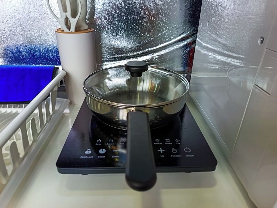 Apartment, 3 Bedrooms | Private kitchen | Fridge, microwave, electric kettle