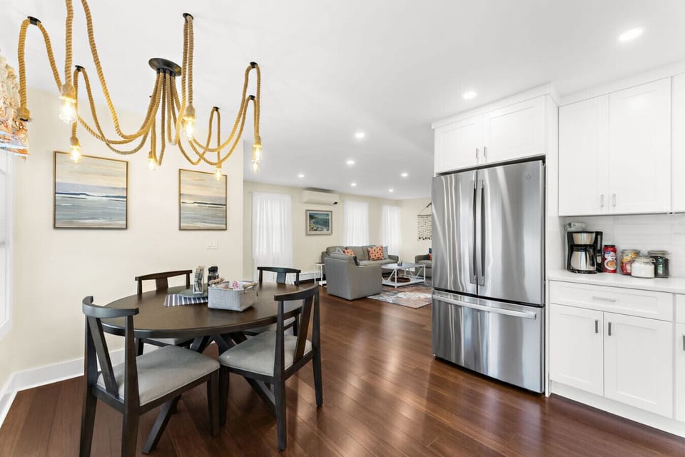 First floor kitchen and dining area