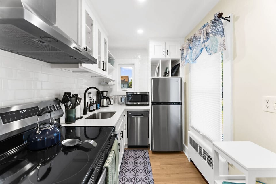 Renovated Kitchen with Stainless Steel appliances