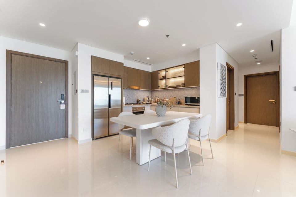 Luxury Apartment, 2 Bedrooms, Non Smoking, Sea View | Private kitchen