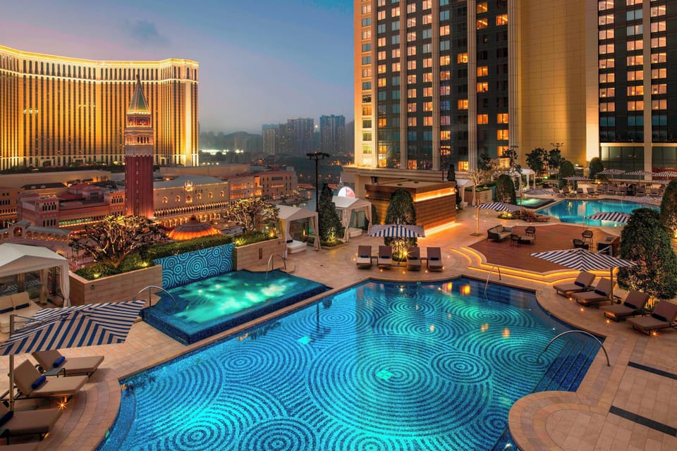 3 outdoor pools