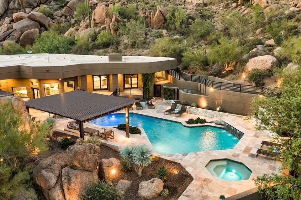 Never bored in this exquisite backyard 