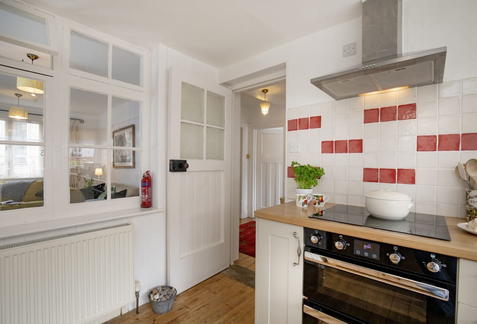 Withycombe, Beer. Ground floor: Head through to the charming kitchen