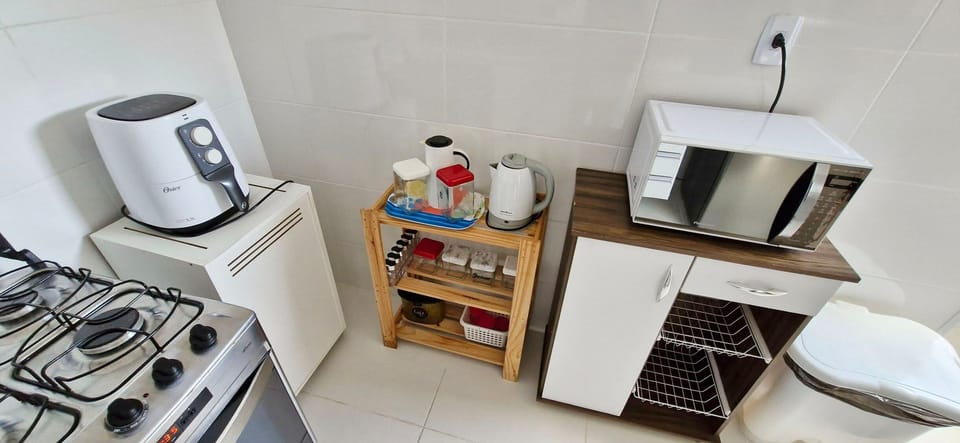 Comfort Apartment | Private kitchen | Fridge, microwave, coffee/tea maker, blender