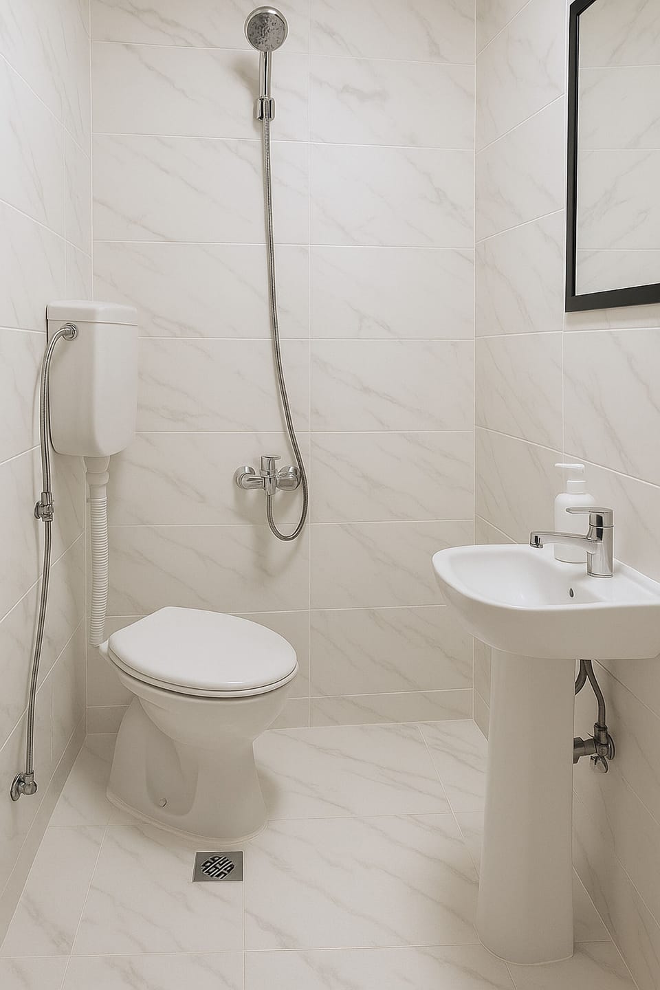 Classic Double Room | Bathroom | Shower, towels, soap, shampoo