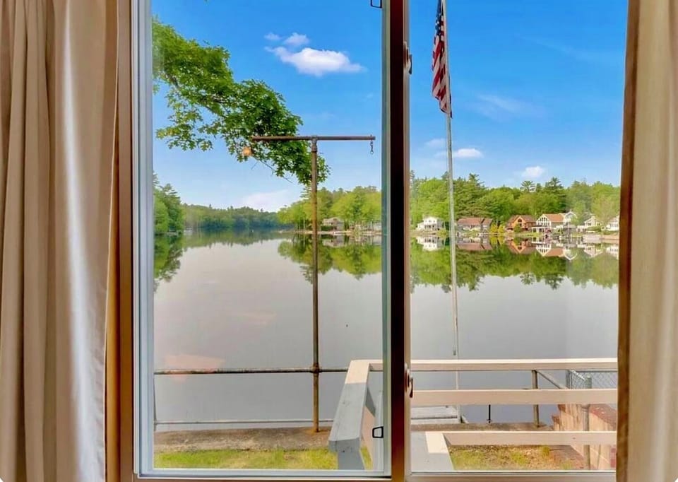 View from living room.