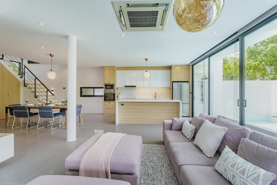 Living Room, Kitchen, Dinning Table
