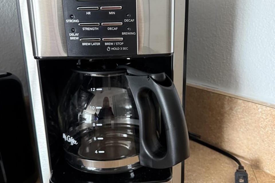 Mr. Coffee maker and a Keurig
