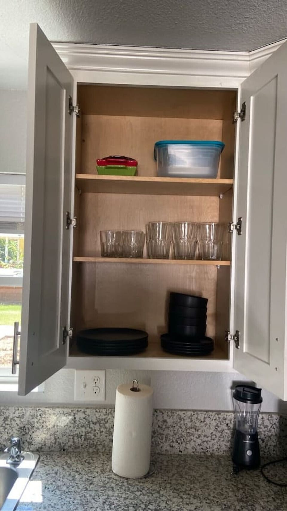 Kitchen stocked with utensils for meals