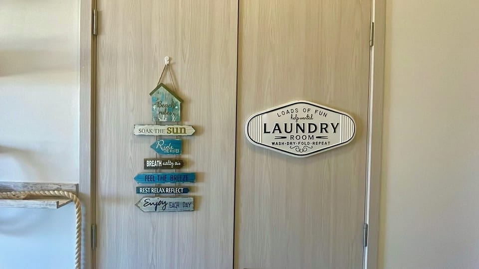 Laundry closet