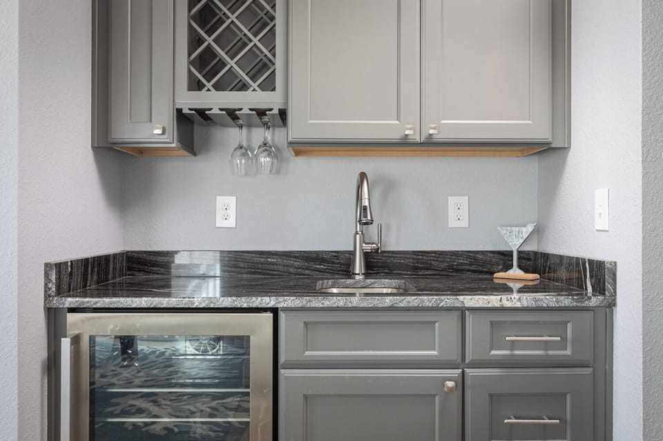 Wet Bar off of Game Room