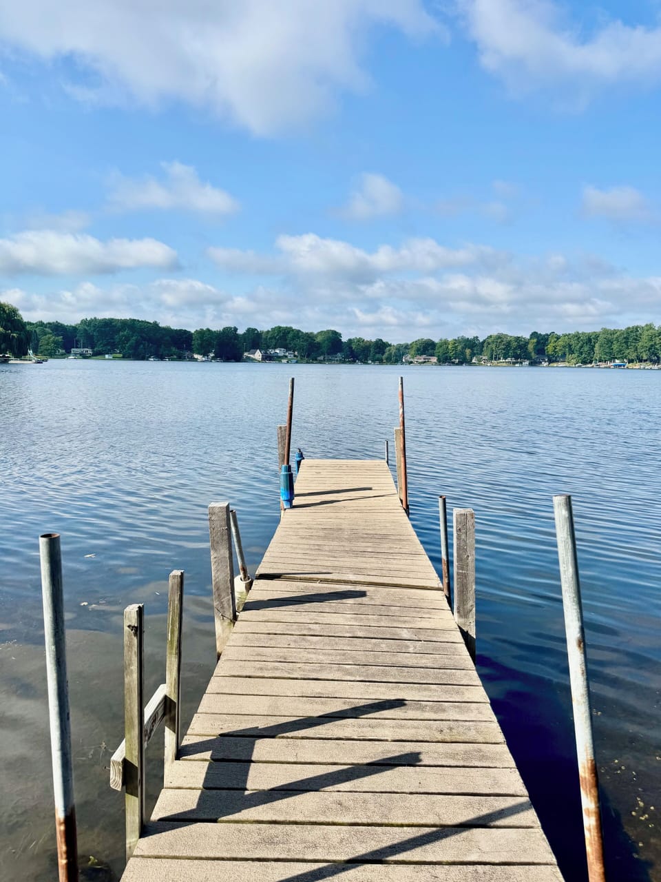 Your own private dock. Feel free to park your own boat that you can launch.