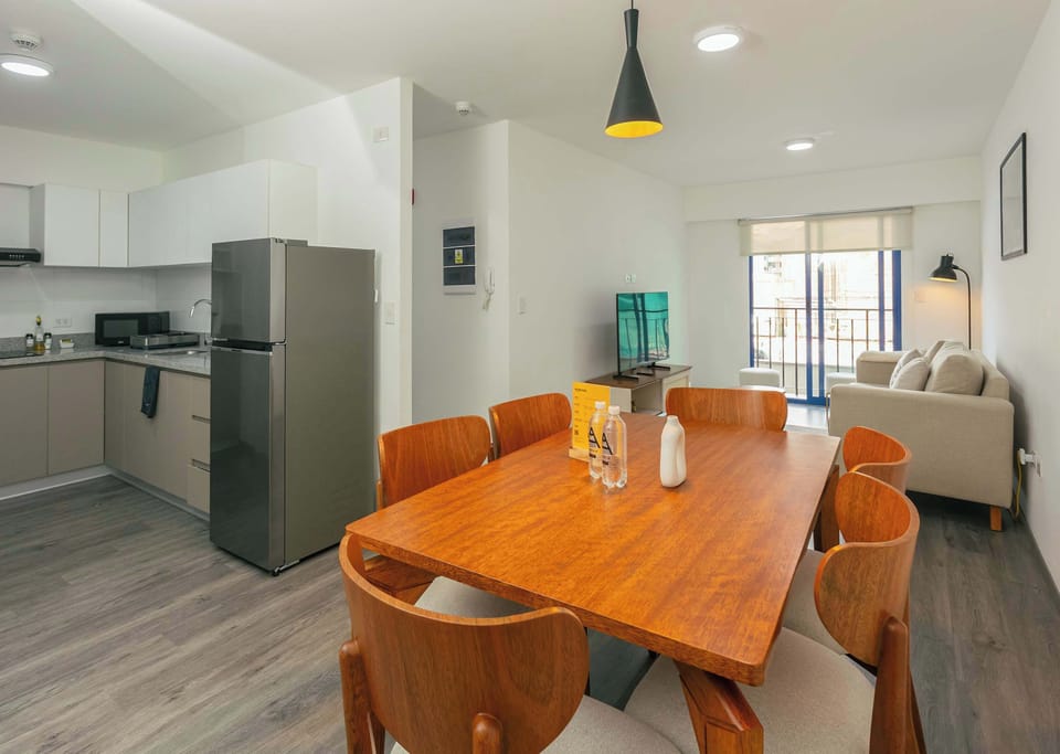 Comfortable and bright dining room