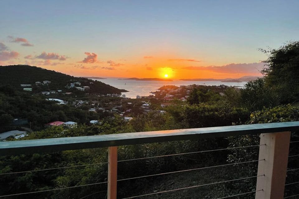 In the evenings the sunsets are something to behold