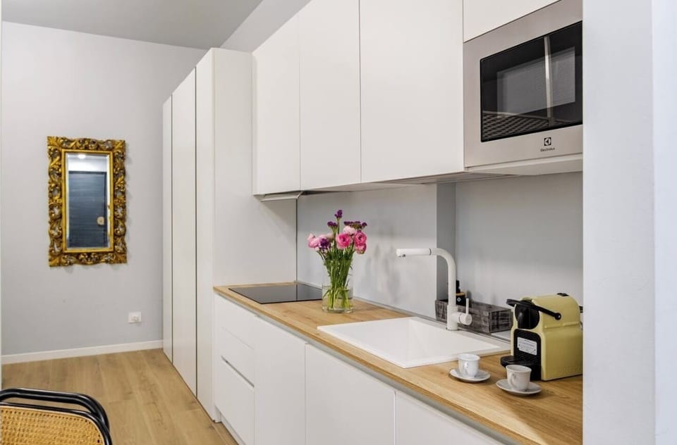 Deluxe Apartment, 1 King Bed with Sofa bed, Kitchen | Private kitchen | Fridge, espresso maker, coffee/tea maker, electric kettle