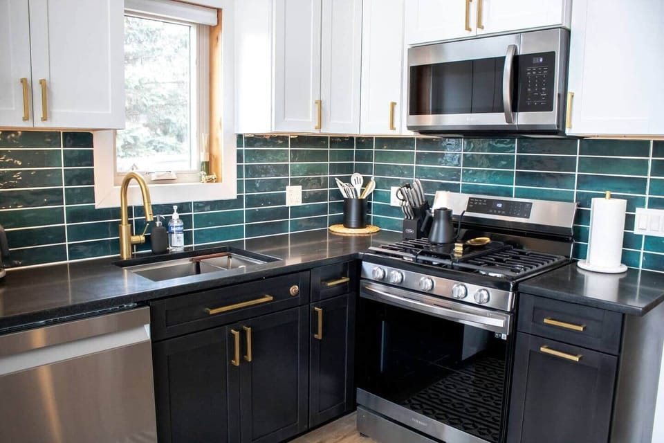 A fully stocked kitchen is a vacation rental essential. We provide everything you need to cook your favorite meal. 