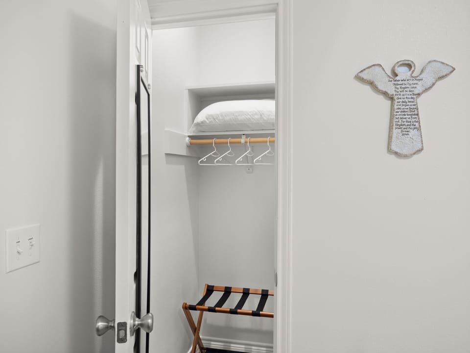 Bedroom 2 has a small closet.