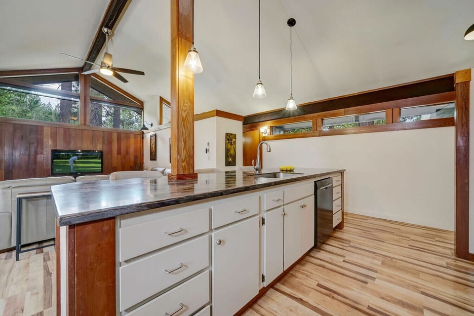 Kitchen island with seating