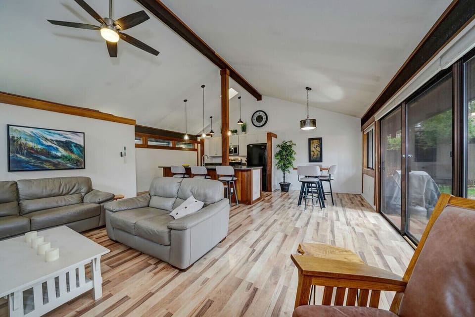 The view from the fireside hearth