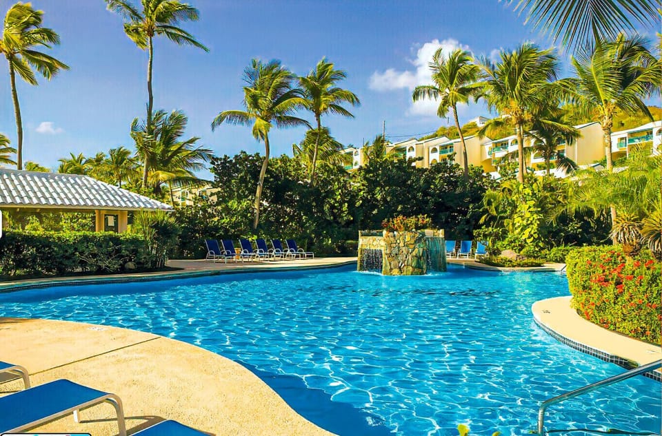 The Elysian pool - plenty of space for everyone, and a hot tub too!