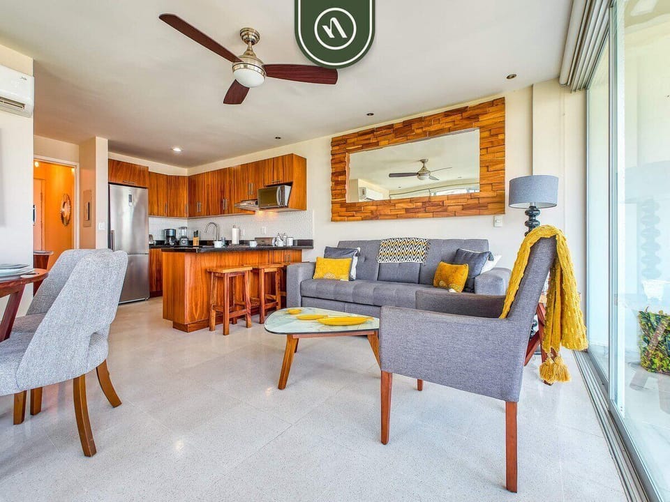 Enjoy a spacious open-concept layout combining the living room, dining area, and kitchen. Perfect for gathering, dining, and creating memorable vacation moments together.