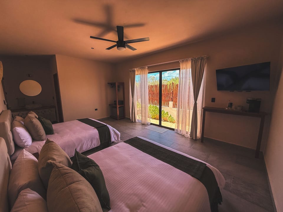 Deluxe Twin Room, Garden View | In-room safe, free WiFi