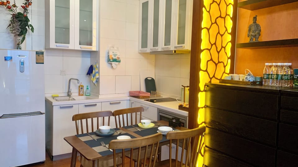 Comfort Apartment | Private kitchen | Coffee/tea maker, shared fridge, shared microwave, electric kettle