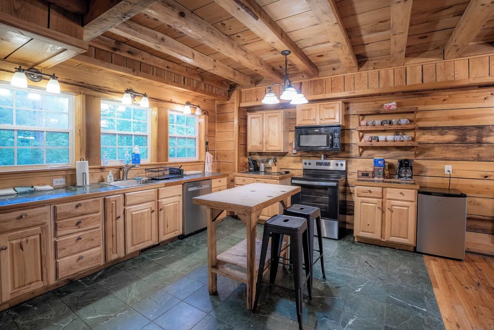 Plenty of counter space and storage to spread out a full holiday spread.