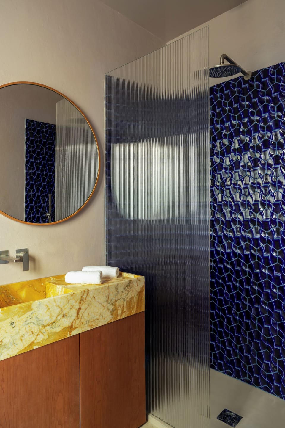 Superior Room | Bathroom | Shower, rainfall showerhead, designer toiletries, hair dryer