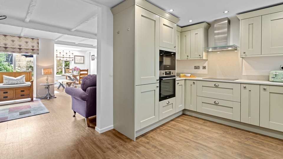 The open plan living is perfect for families and friends