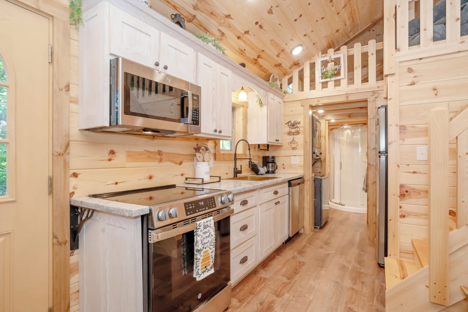 Kitchen Leading to Loft