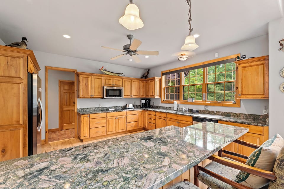 Whip up your favorite meals in this beautifully designed kitchen