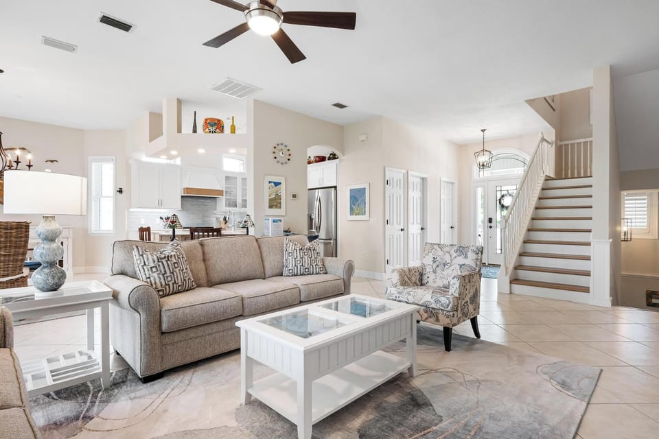 Volume ceilings give this home a nice open feel