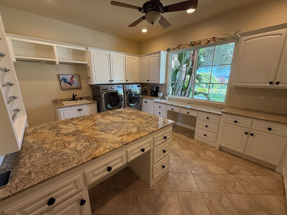 Amazing laundry room; bigger than most living rooms