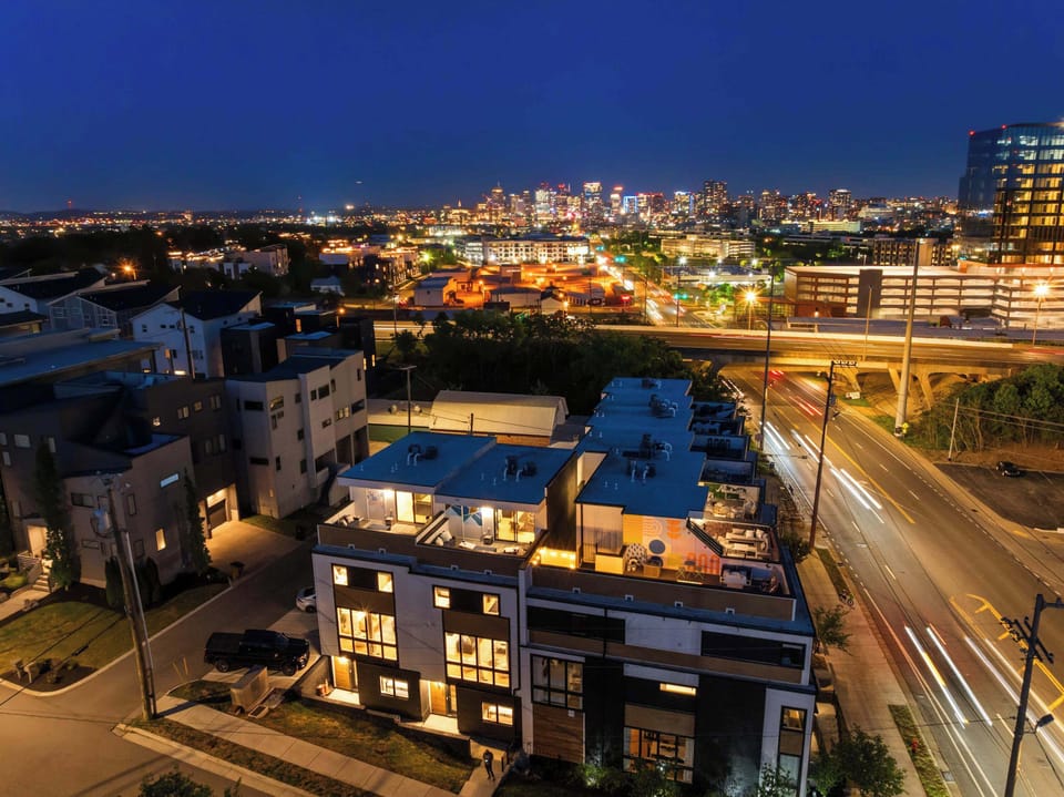 Bird's eye view of the property.