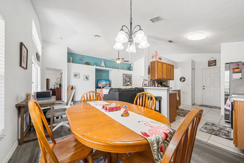 Elegant dining area with seating for the whole family — enjoy shared meals and conversations