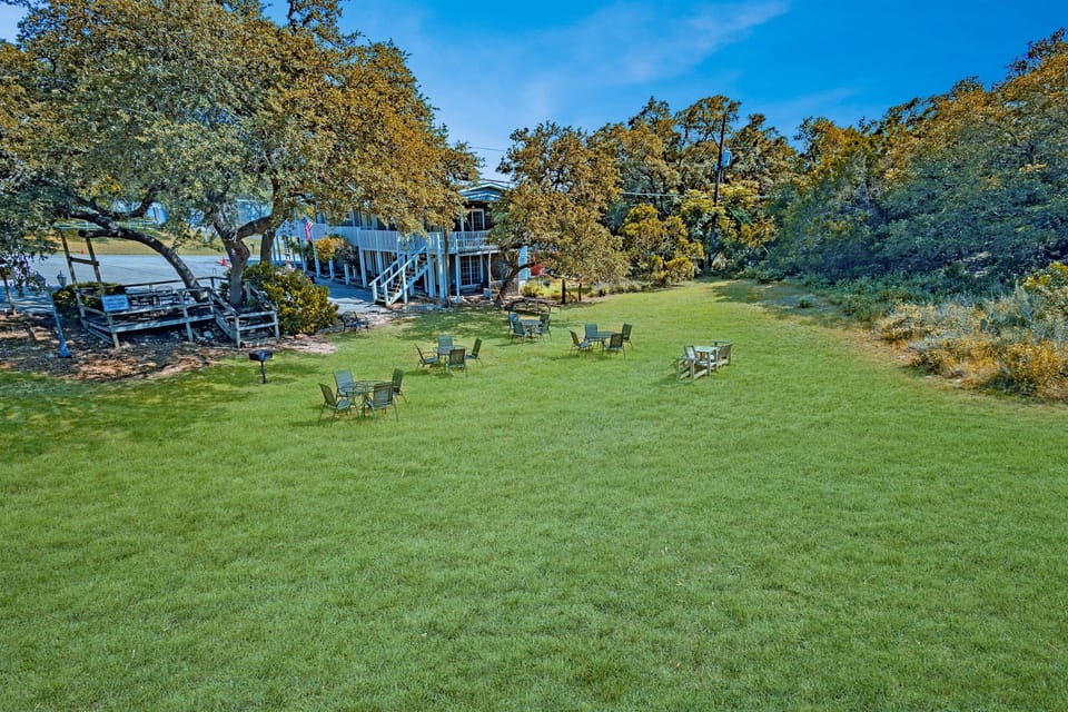 A blend of rustic comfort and serene Hill Country ambiance