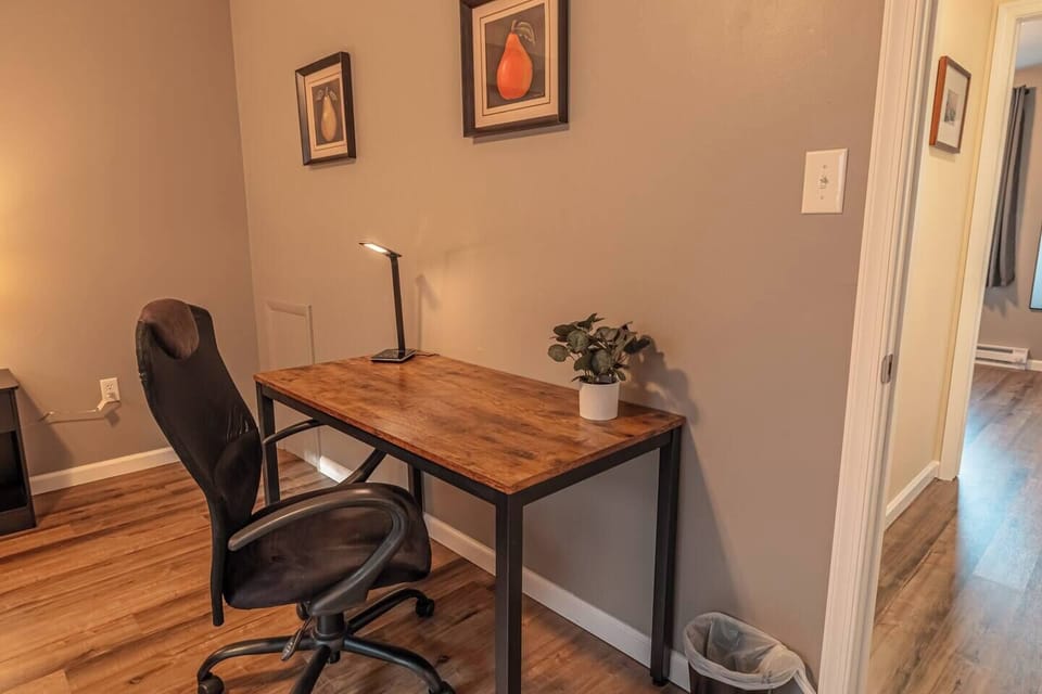 Quiet and well-lit workspace to help you stay focused and motivated.