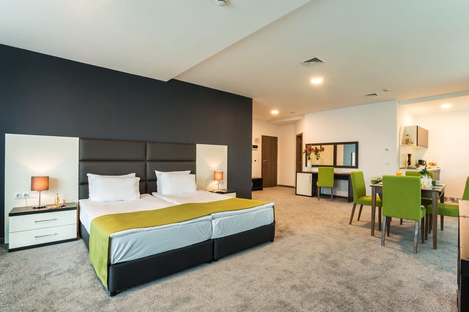 Deluxe Studio | Minibar, in-room safe, individually decorated, desk