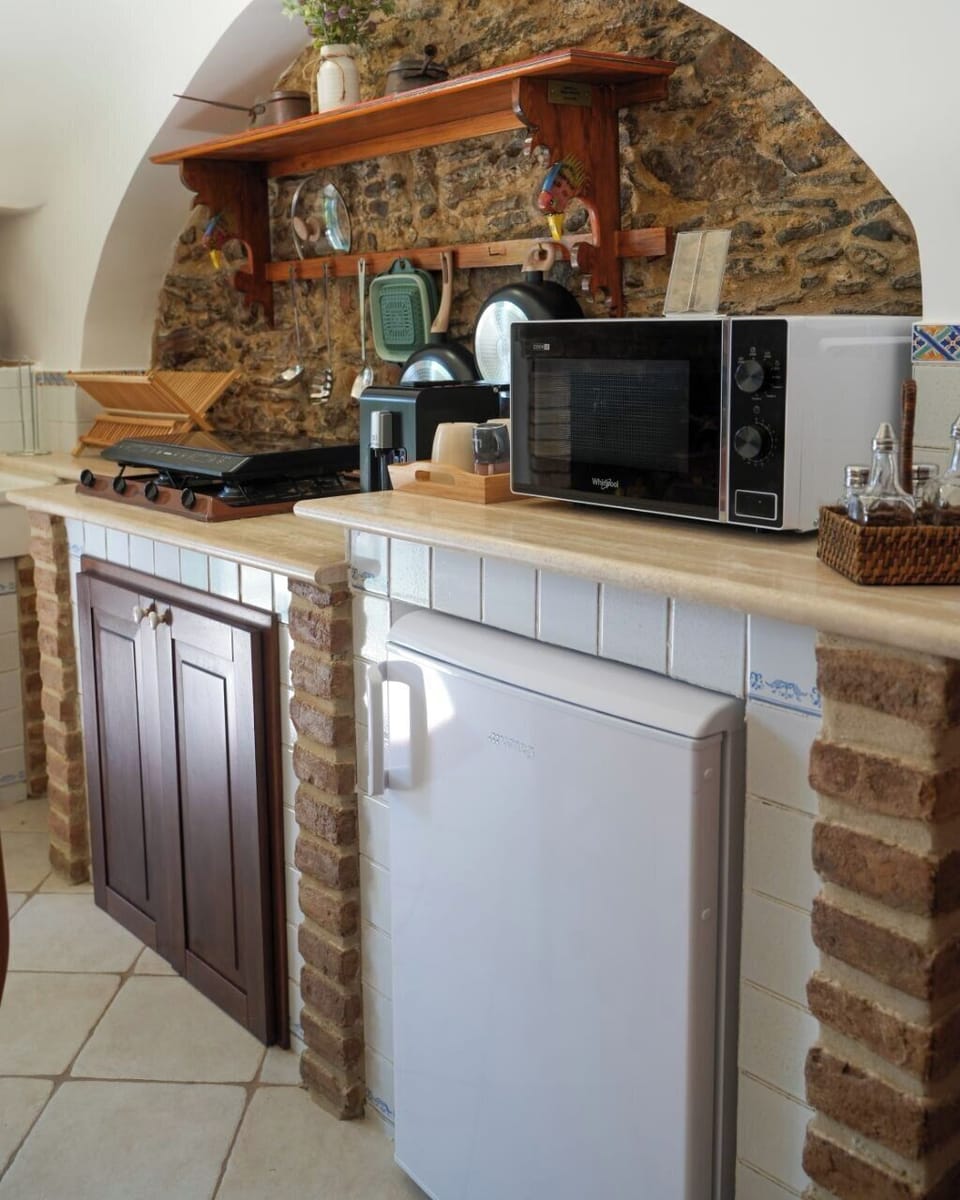 Apartment, Garden View | Private kitchen | Mini-fridge, microwave, espresso maker