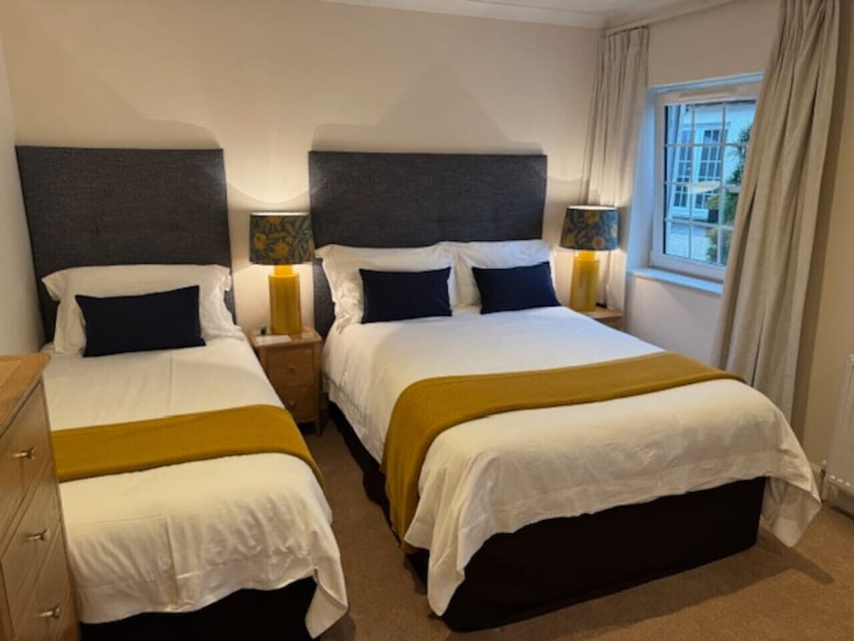Master bedroom - double and single bed