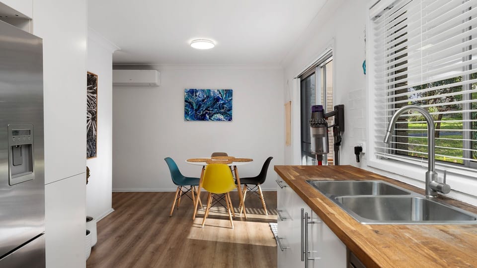 Kitchen and Dining in One Beautiful View