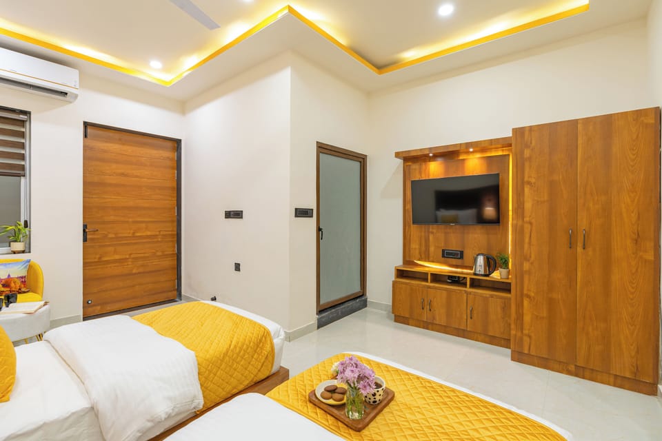 Deluxe Twin Room | Soundproofing, free WiFi, bed sheets