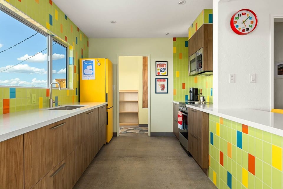 All the comforts of home, because it is a home