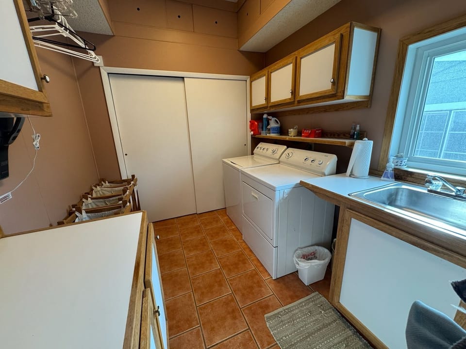Laundry room available to guests