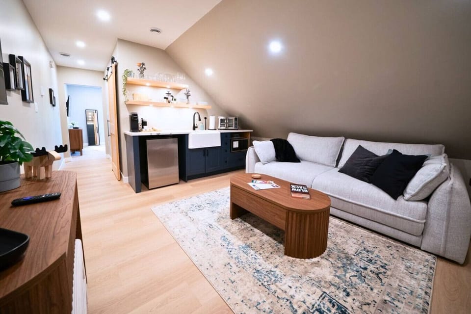 Living room and Kitchenette